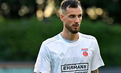 Stefano Bensi, CS Fola Esch. Football : CS Fola Esch - FC Shakhtyor Soligorsk, UEFA Europa Conference League. Stade Emile Mayrisch, Esch-sur-Alzette. Foto : Stéphane Guillaume