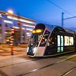 Luxtram. Kirchberg.Boulevard John F. Kennedy. Photo: Guy Wolff
