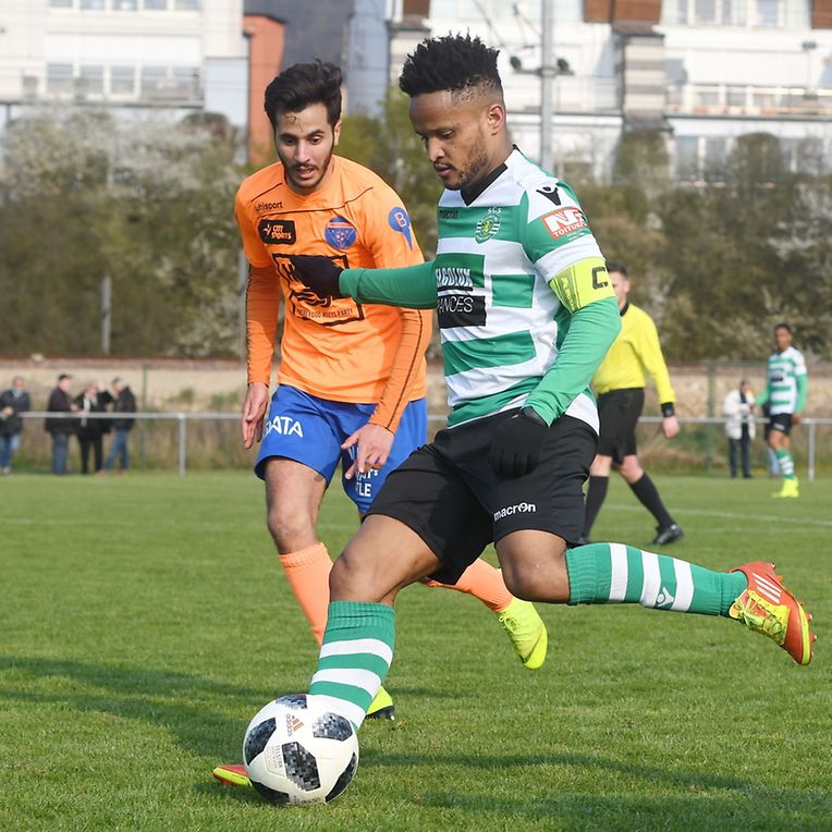 Aires Lima (Steinfort) ajuste sa passe.