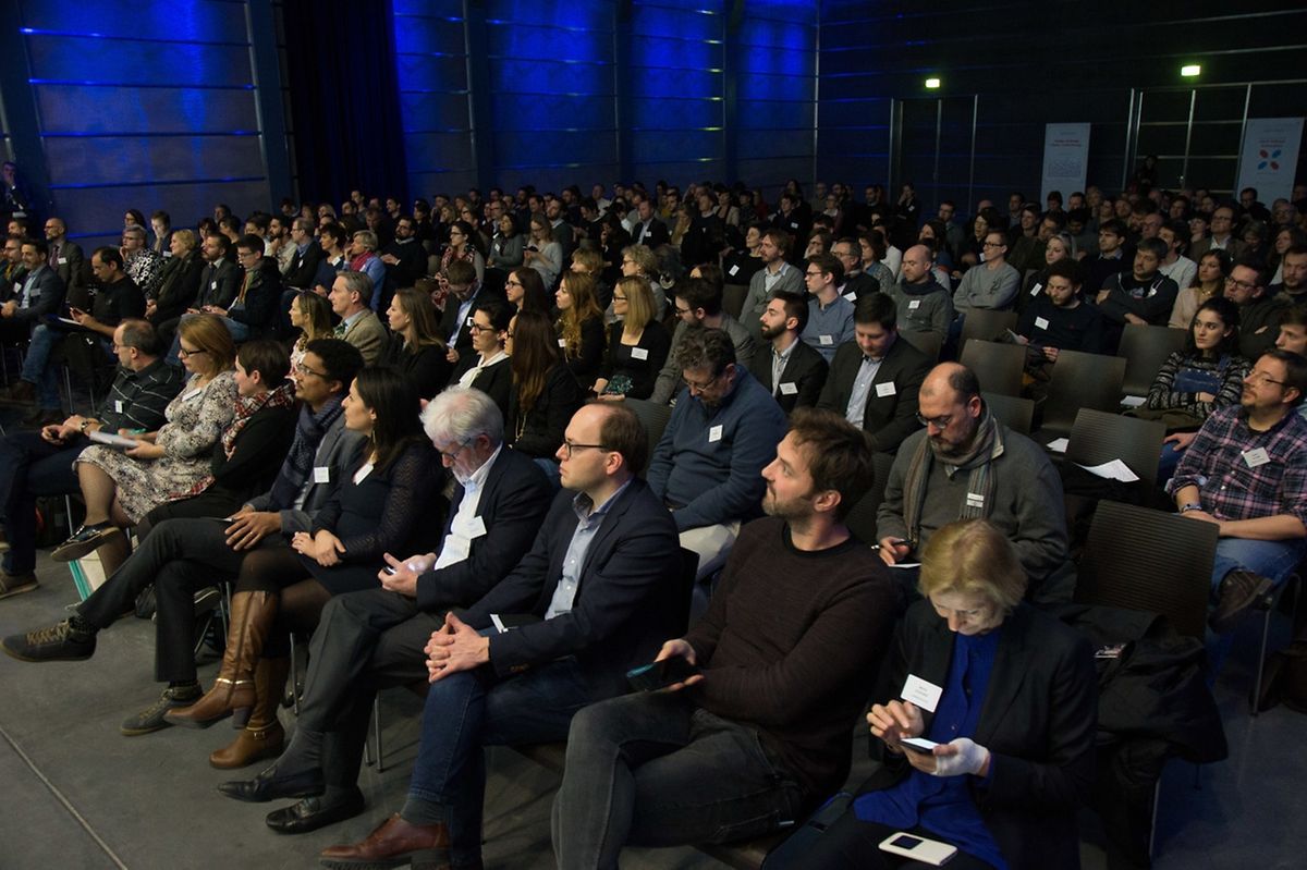 Etwa 300 Unternehmer nahmen am Dienstag an der Vorstellung des Clusters teil. Darunter Namen wie Anne Faber, Gast Waltzing oder Bernard Michaux.