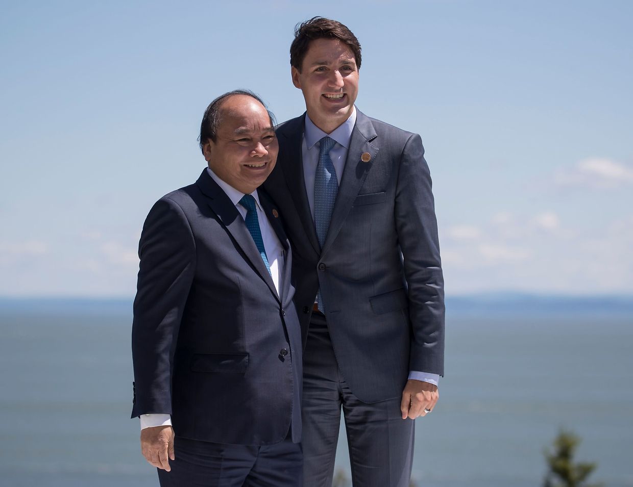 Os líderes do G7 assinaram um texto no qual defendem um comércio internacional com “regras” e se comprometem a tentar “reduzir as barreiras alfandegárias”