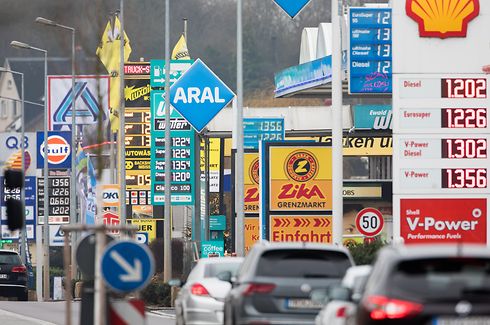 Die Tankstellenmeile in Wasserbillig. 