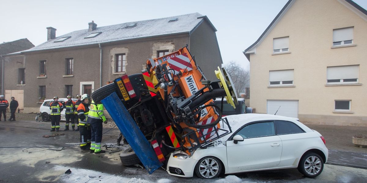 Un impressionnant accident.