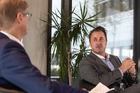 Luxtimes,Xavier Bettel live interview - Time to Talk event.Foto: Gerry Huberty/Luxemburger Wort