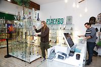 Wirtschaft, Placebo, Cannabis-Geschäfte in der Krise, Christophe Koch (blond) und Joël Scheitler (dunkel) Foto: Anouk Antony/Luxemburger Wort