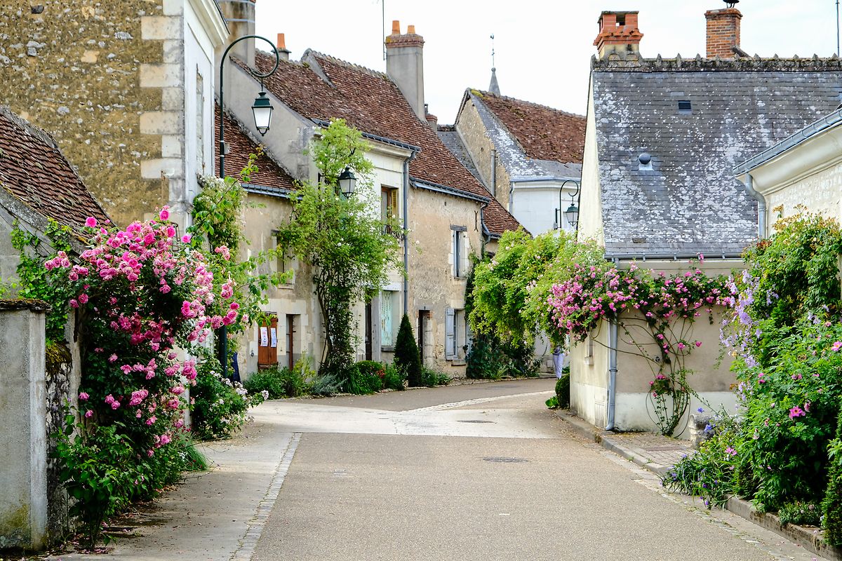 Chédigny, un village-jardin croulant sous les roses, classé parmi les plus beaux d’Europe.