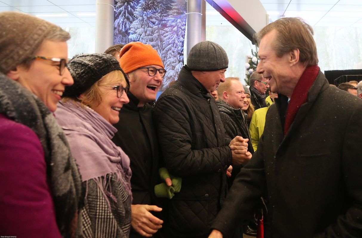 10.12.2017 Luxembourg, Kirchberg, Einweihung Tram, Tramsschienen, Mobilitéit photo Anouk Antony