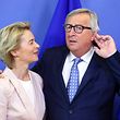 Jean-Claude Juncker übergibt am Sonntag sein Amt an Ursula von der Leyen. 