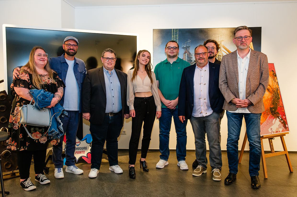 Réception Laura Thorn, ESC, Schifflange, Schëfflenger Konschthaus, 04.06.24, Foto: Laurent Sturm