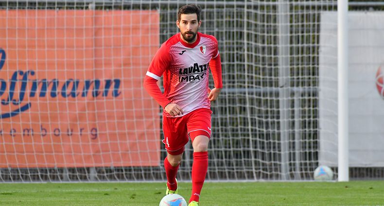 Kevin Malget, FC Swift Hesperange. Football : FC Swift Hesperange - FC UNA Strassen, BGL Ligue. Stade Alphonse Theis, Hesperange. foto : Stéphane Guillaume