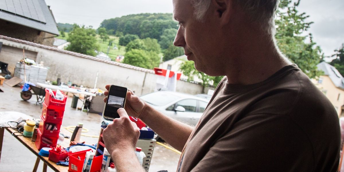 A Ermsdorf, Vincent Saxer commercialise des produits de nettoyage de cuir.