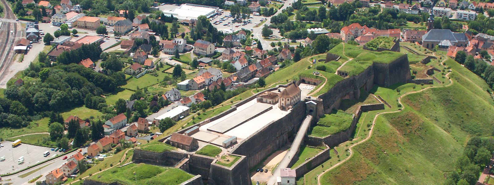 Komplett Facebook-konform: die Citadelle de Bitche, erbaut von Vauban.