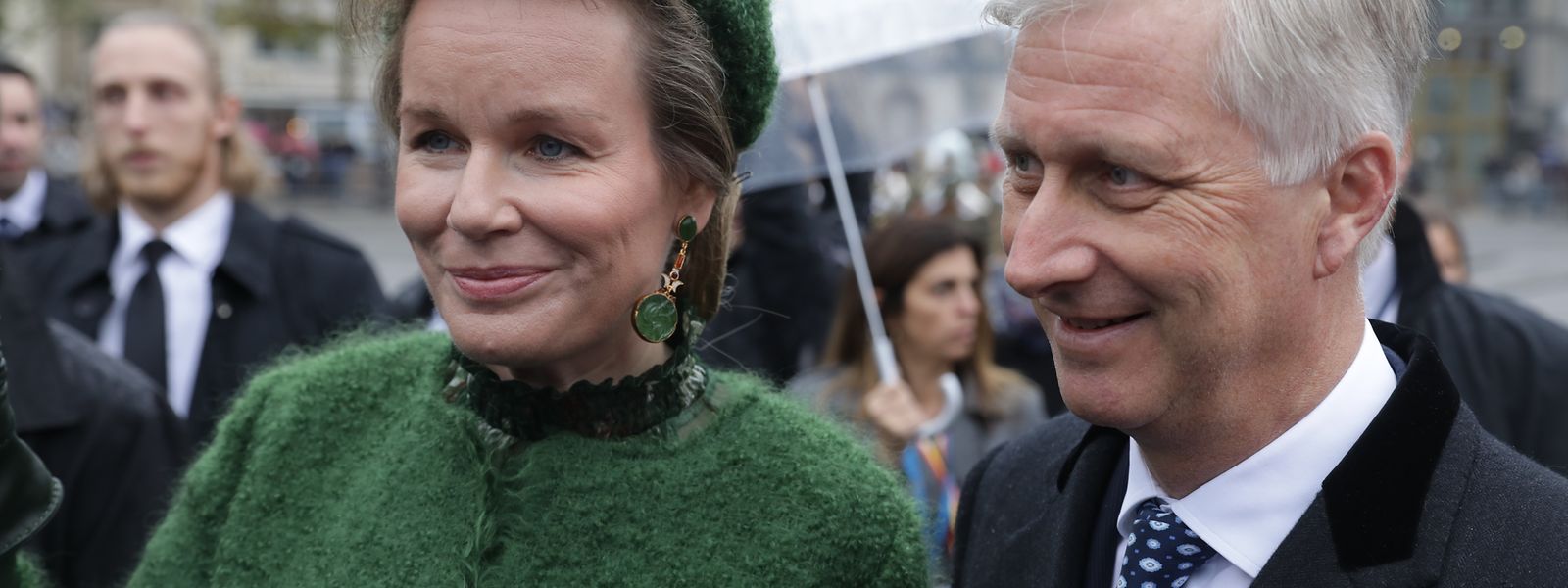Königin Mathilde und König Philippe langweilen sich auch am Donnerstag nicht.