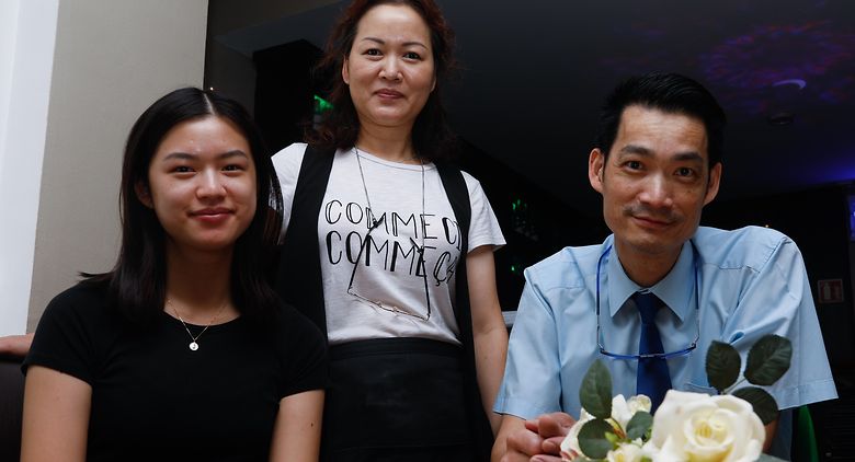 Lokales, Jenny, Ada und Ben WU, chinesisches Fest der Liebenden, Qixi Fest, Foto: Luxemburger Wort/Anouk Antony