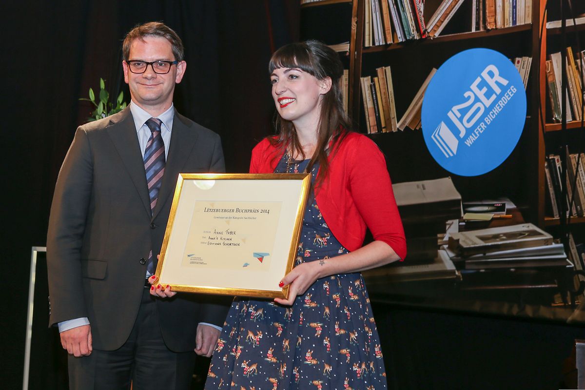 Letzebuerger Buchprais - Lauréate Ouvrages spécialisés : « Anne’s Kitchen », Anne Faber