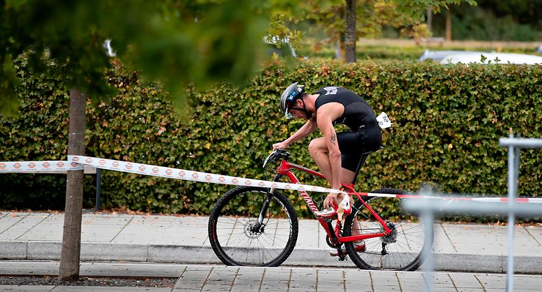 Bob Haller / Triathlon, Lënster Lycée International School Cross Triathlon / 26.09.2020 / Junglinster / Foto: Christian Kemp