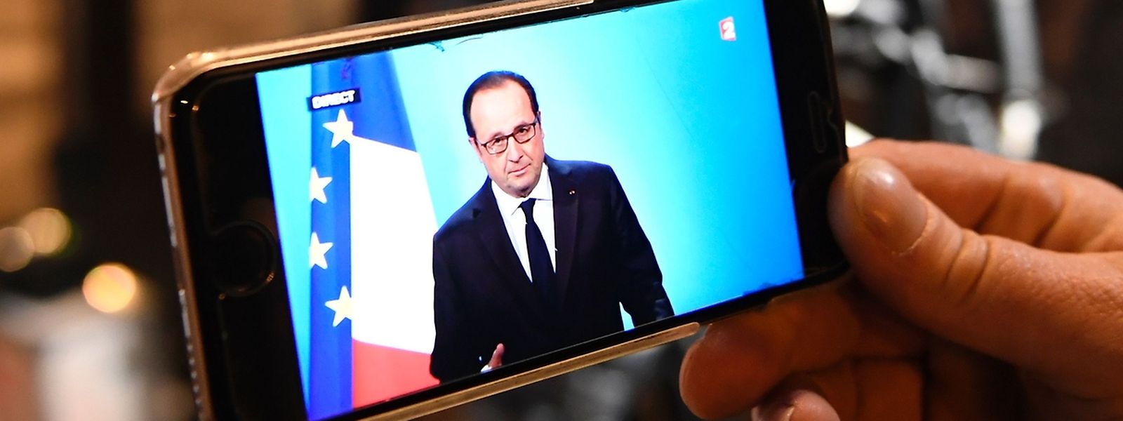 Die Erklärung des Präsidenten war mit Spannung erwartet worden und wurde in ganz Frankreich aufmerksam verfolgt.