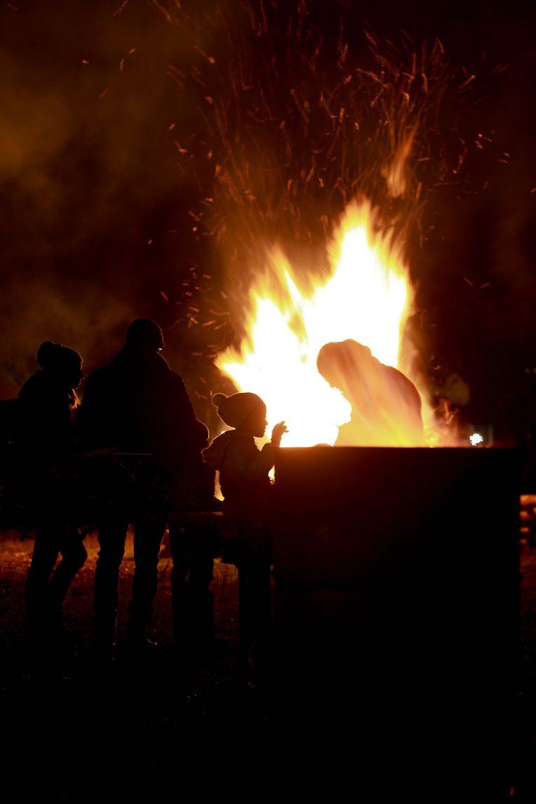 27.10.2018 Luxembourg,  Munshausen, bei der Robbesscheier, Trauliicht, Grusel, Geister Hintergrund der Geschichte, Geisterumzug,  photo Anouk Antony