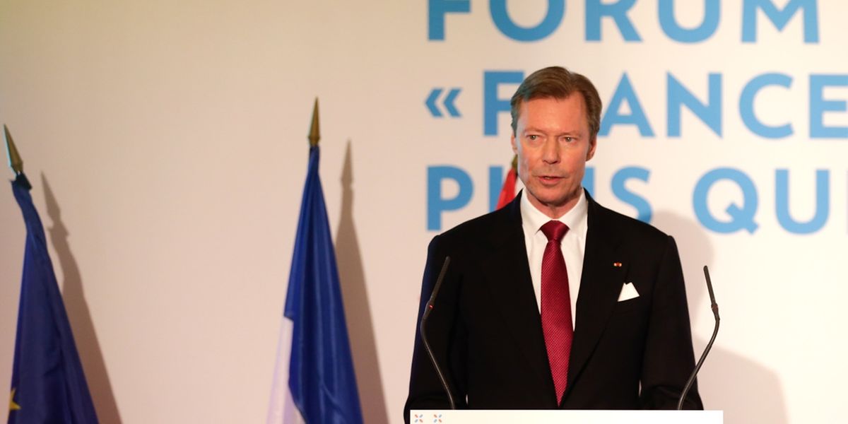 Le Grand-Duc Henri a prononcé un discours à la Chambre de commerce et d'industrie à Paris.