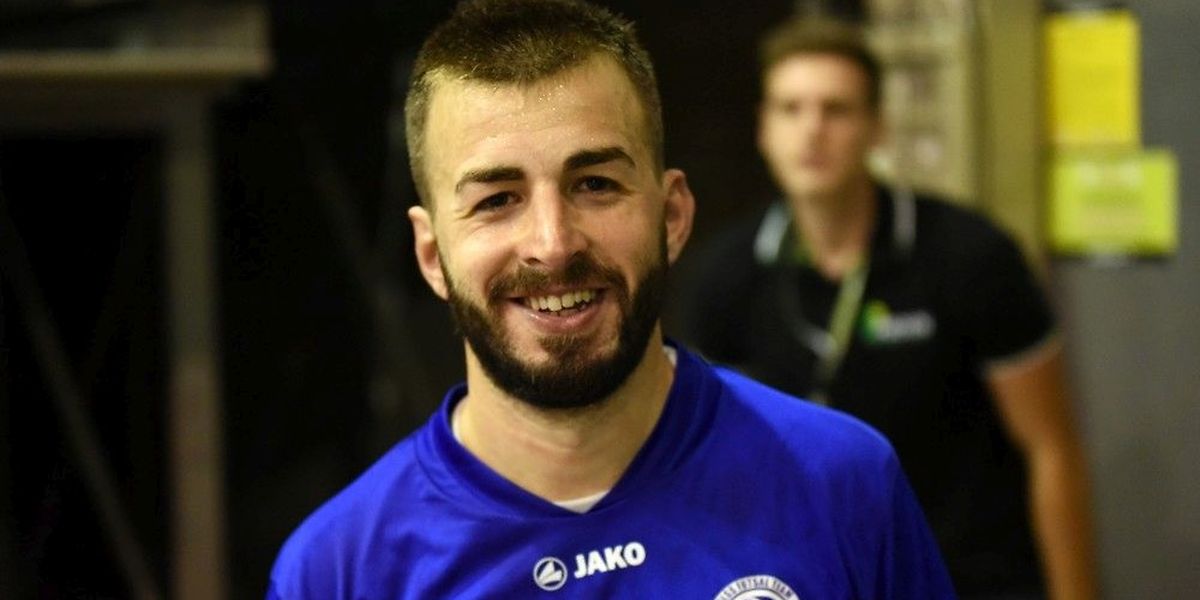 Malgré deux lourdes défaites dans cette UEFA Futsal Cup, Pedro Marinho, le gardien de Münsbach, conserve le sourire