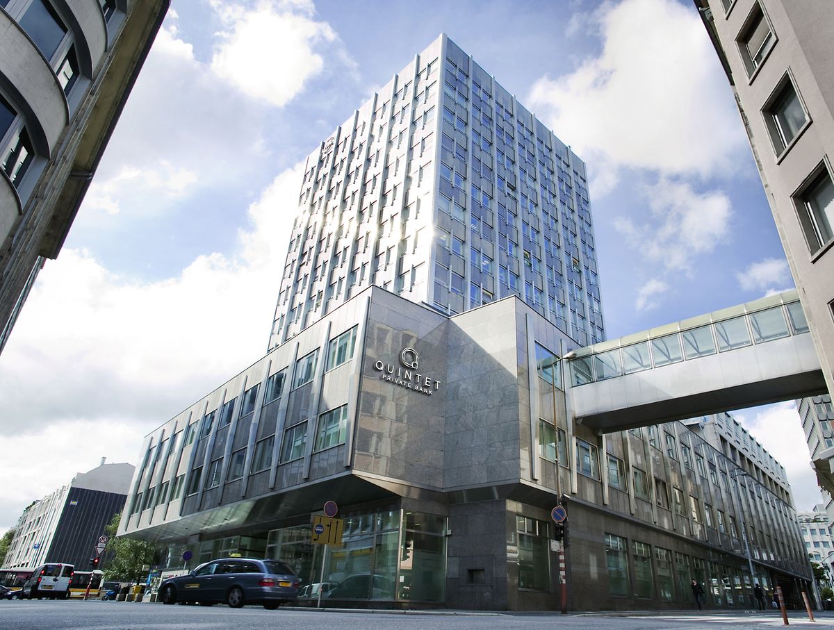 Le siège de Quintet Private Bank à Luxembourg-ville