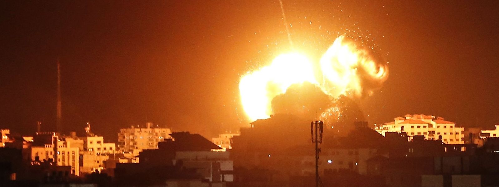 Die israelische Luftwaffe hatte Gebäude der Hamas unter Beschuss genommen.