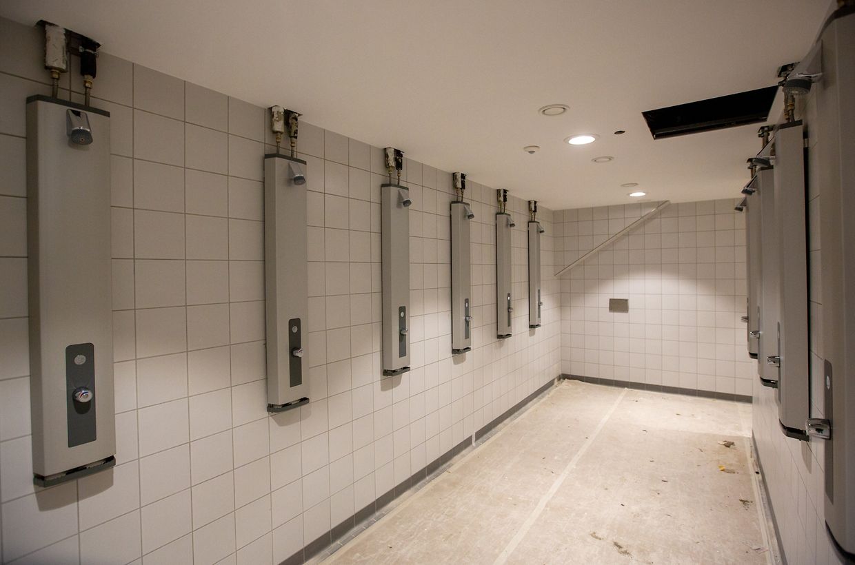 Lokales , Visite du chantier du stade national, Luxembourg, foto: Chris Karaba/Luxemburger Wort