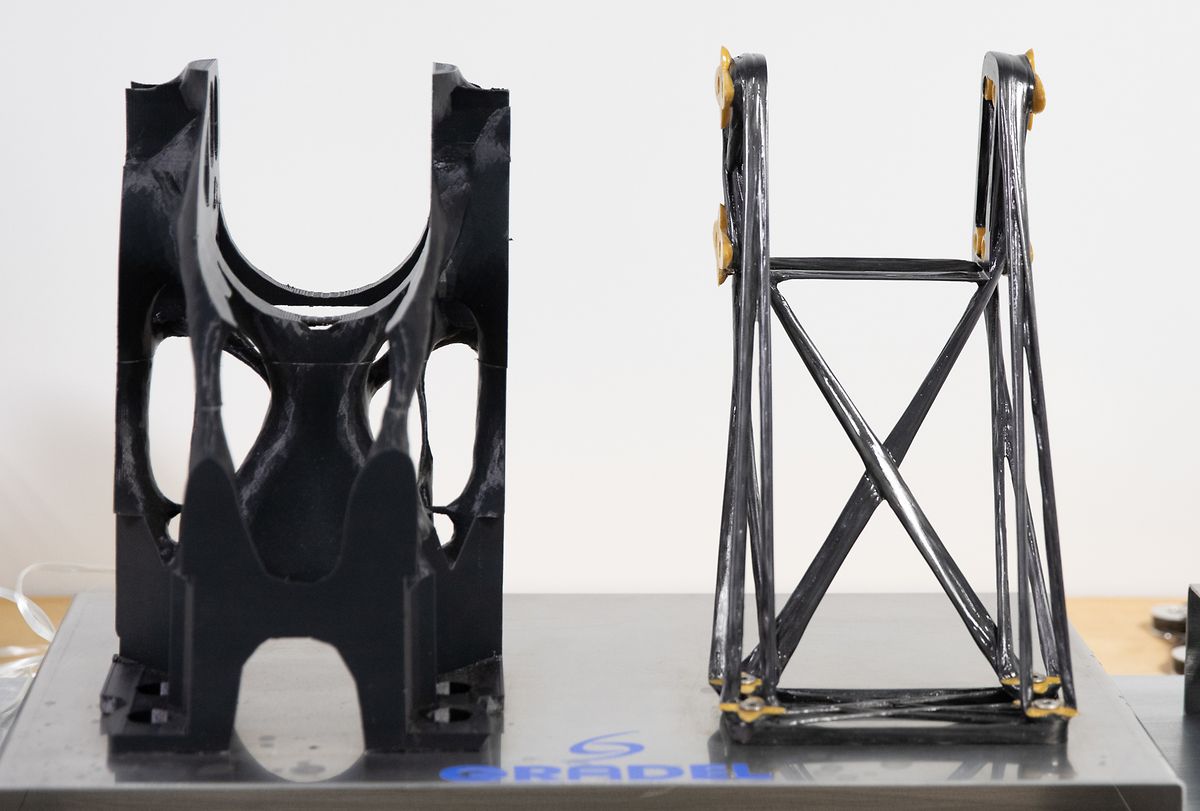 Mit dem neuen Verfahren wird nur dort Material verwendet, wo es auch unbedingt benötigt wird.