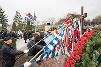 Lok , Hinzerter Kreiz , Croix de Hinzert , Glacis Kapell , Nationalen Dag vun der Resistenz , Journee Nationale de la Resistance , Foto:Guy Jallay/Luxemburger Wort