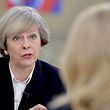 Britain's Prime Minister Theresa May (L) is interviewed by Sophy Ridge on Sky News, during the Ridge on Sunday programme, in London, Britain January 8, 2017. REUTERS/John Stillwell/Pool