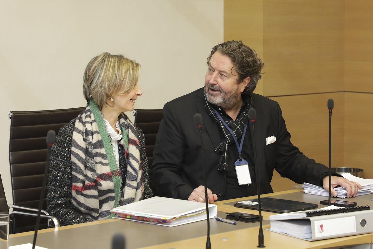 Michèle Bram (à gauche) et Guy Daleiden ont dû s'expliquer lundi devant la commission de contrôle budgétaire et financier sur les dysfonctionnements du Film Fund. 