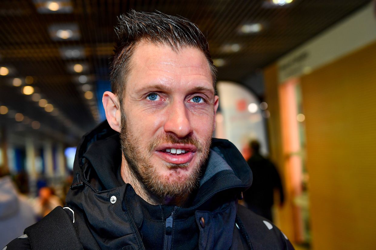 Landry Bonnefoi vor dem Abflug nach Mailand.