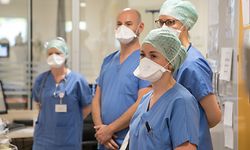 Lok , Coronavirus , Sars-CoV-2 , Covid-19, Xavier Bettel und Paulette Lenert besuchen Hopital Kirchberg , Hopitaux Robert Schuman , Mundschutz , Foto:Guy Jallay/Luxemburger Wort