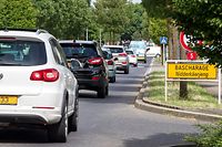28.7. Bascharage / Verkehrsaufkommen, Stau / Contournement Foto.Guy Jallay