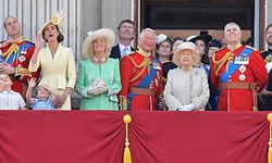 Família real britânica a 8 de junho de 2019.