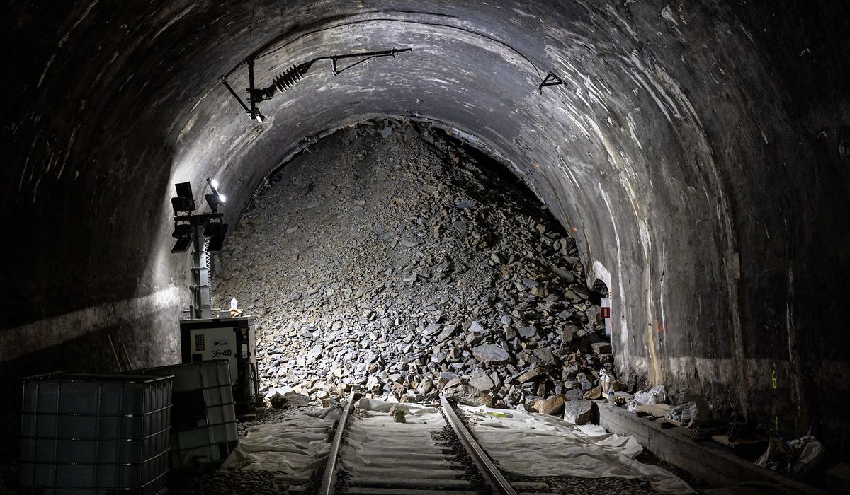 In den kommenden Monaten wird der Tunnel mit aufwendigen Methoden stabilisiert. 