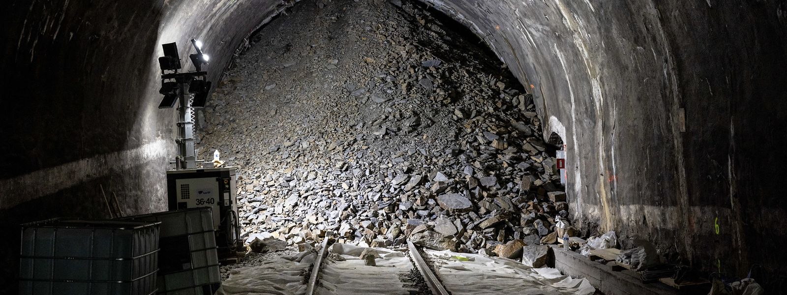 L'effondrement dans le tunnel Schieburg s'est produit le samedi 27 août 2022, pendant une période de travaux.