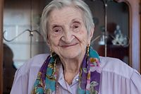 Lok , Esch, ITV Mme Barbara Hamilius-Bontemps , 100 Jahre alt , 100jährige , Foto:Guy Jallay/Luxemburger Wort