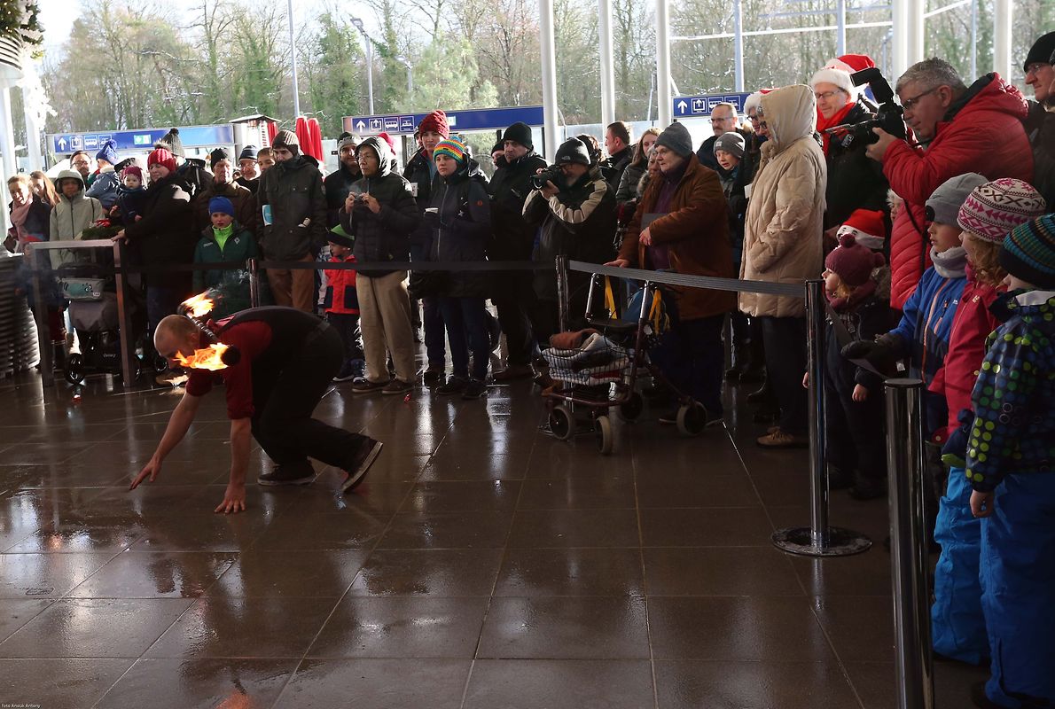 10.12.2017 Luxembourg, Kirchberg, Einweihung Tram, Tramsschienen, Mobilitéit , CFL, photo Anouk Antony