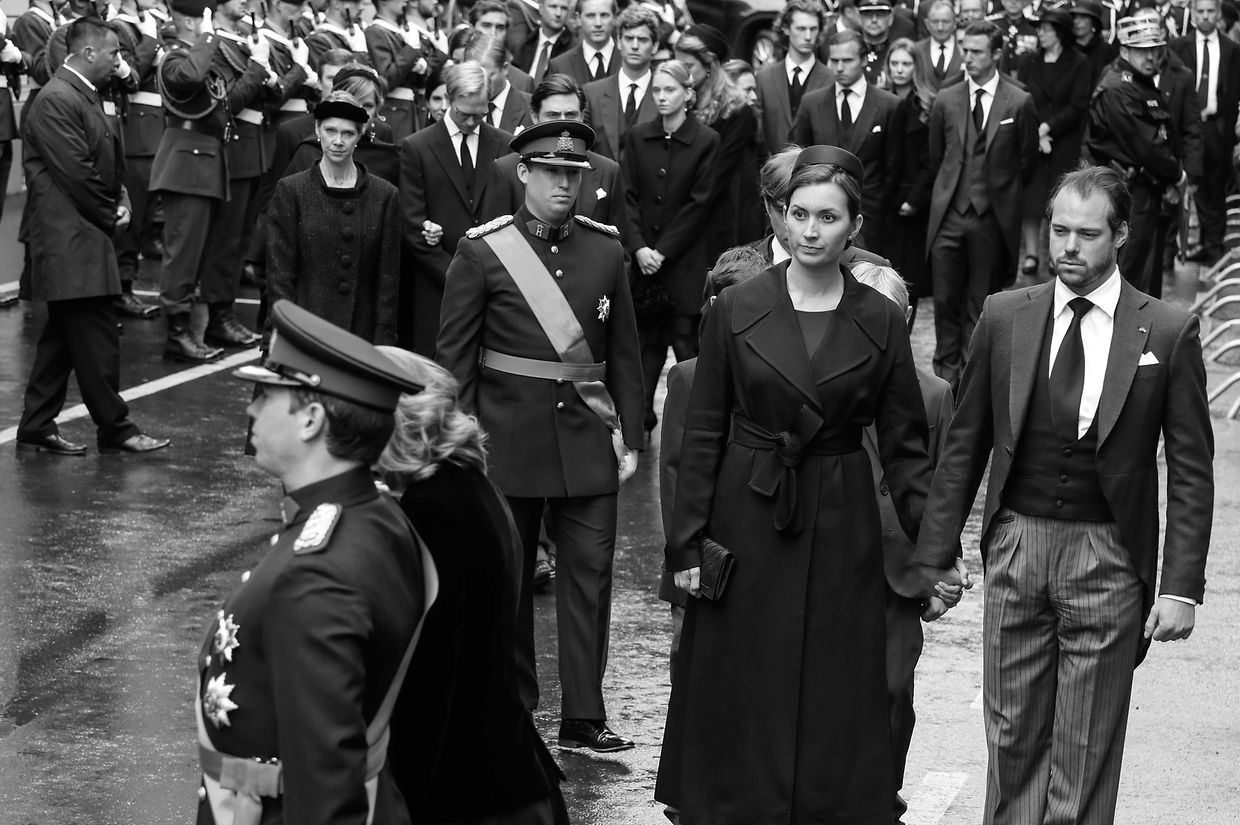 Lokales, Online, Kathedrale, Staatsbegräbnis Großherzog Jean, funérailles Grand-Duc Jean, Eingang Kathedrale,