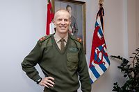 IPO , ITV General Steve Thull , Chef der luxemburgischen Armee , Chef d`Etat Major , Foto:Guy Jallay/Luxemburger Wort