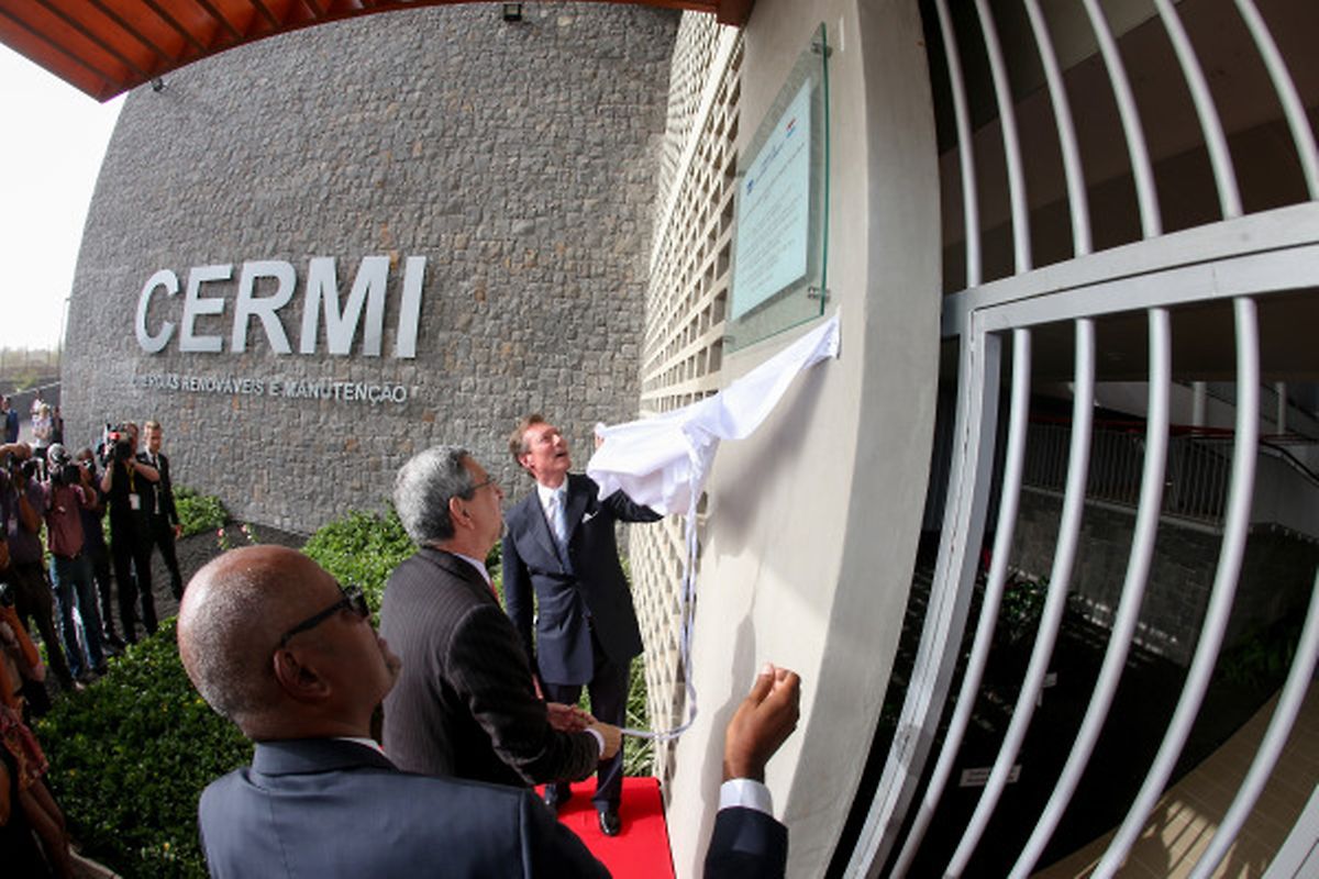 Wenige Stunden vor dem Dinner hatte Großherzog Henri ein Zentrum für erneuerbare Energien eröffnet.