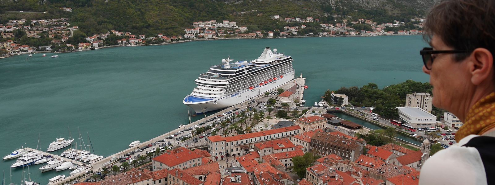 Ein Blick aufs Schiff: Leserkreuzfahrt durch die Ägäis mit der „MS Riviera“ im Oktober 2018.