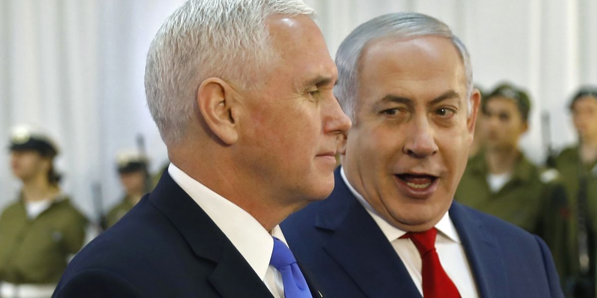 Us-Vizepräsident Pence traf sich am Montag mit dem israelischen Ministerpräsidenten Benjamin Netanjahu.