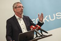 IPO , PK. Fokus-Frank Engel. Rentree Politique , Fokus. Foto: Gerry Huberty/Luxemburger Wort