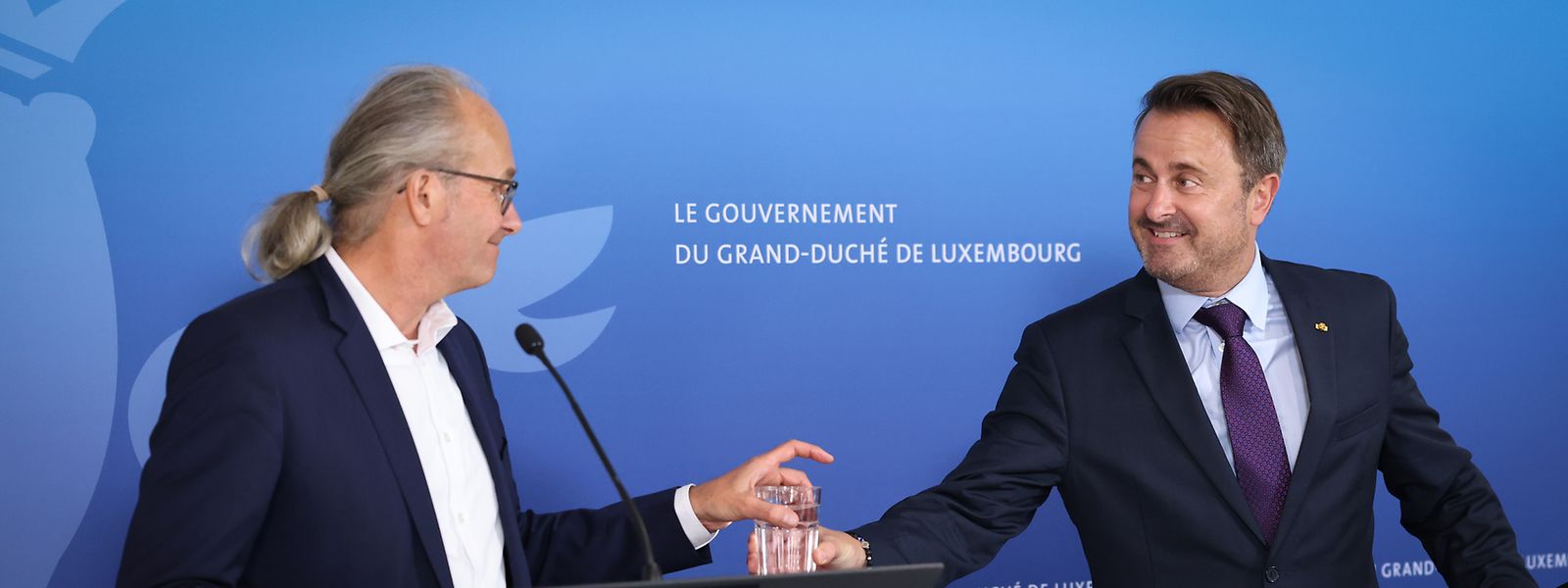 Energieminister Claude Turmes (l.) und Premier Xavier Bettel wollten beruhigen - die Tripartite soll es dann richten. 
