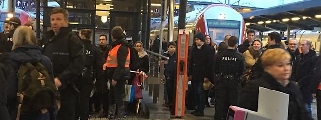 L'anarchie sur les quais de la gare de la capitale ce vendredi soir