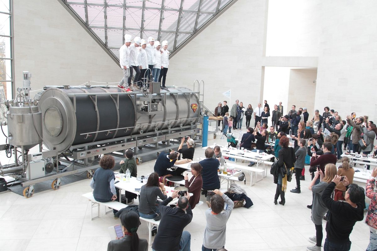 "Cloaca reloaded" des belgischen Künstlers Wim Delvoye.