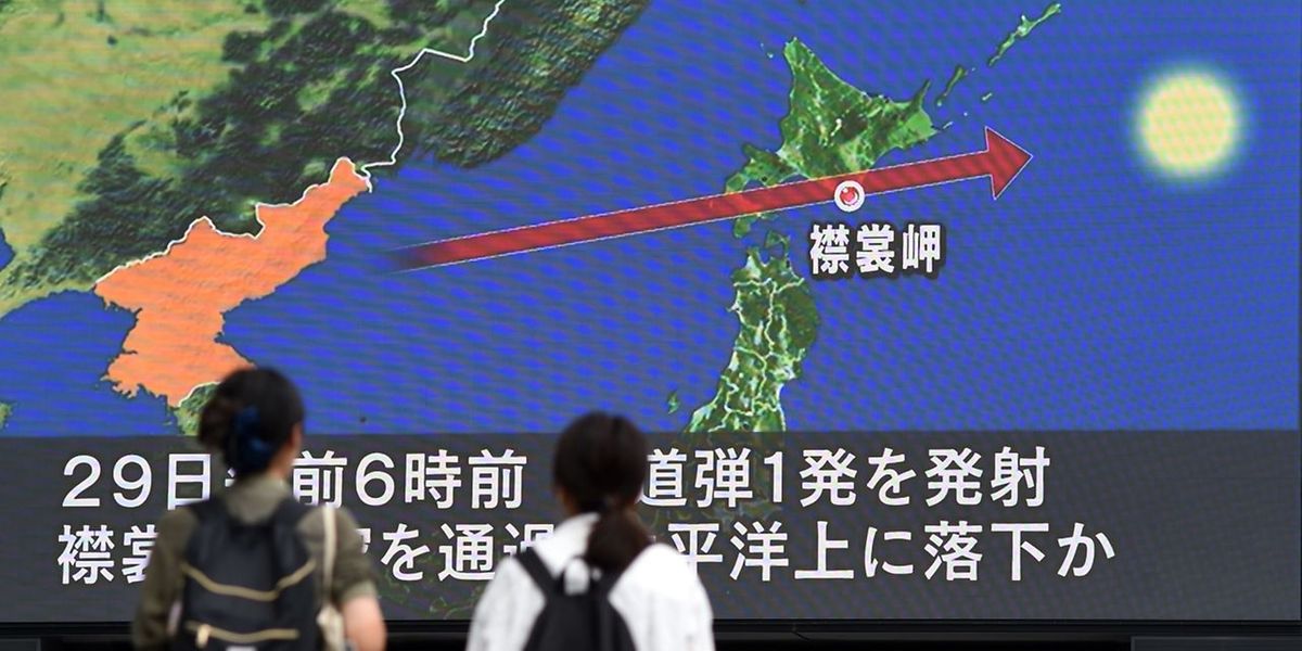 Nicht nur in Japan sorgte der Raketentest für Beunruhigung.