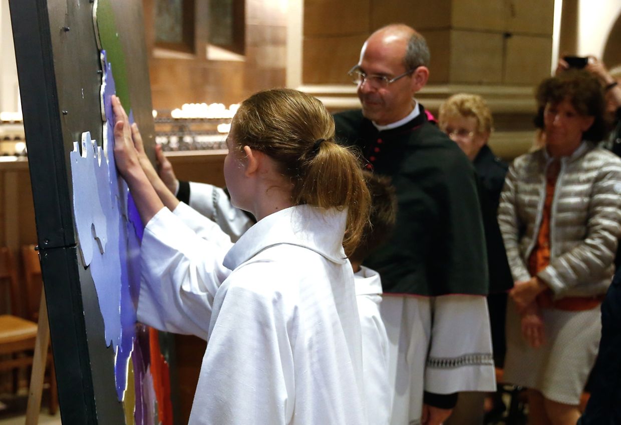 Oktave - Messe für die neue Pfarrei:  Dikrich Le Bon Pasteur  Luxembourg, le 18 Mai 2017. Photo: Chris Karaba